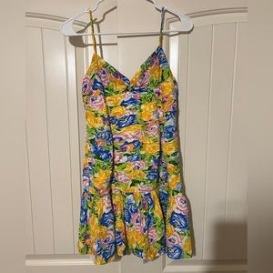 ZARA floral mini dress